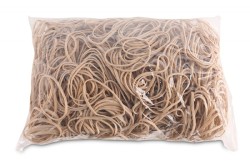 Gumki Recepturki Office Products, Średnica 50mm, 1,5x3mm, 60% Kauczuku, 1000g, Zgrzewka, Naturalne